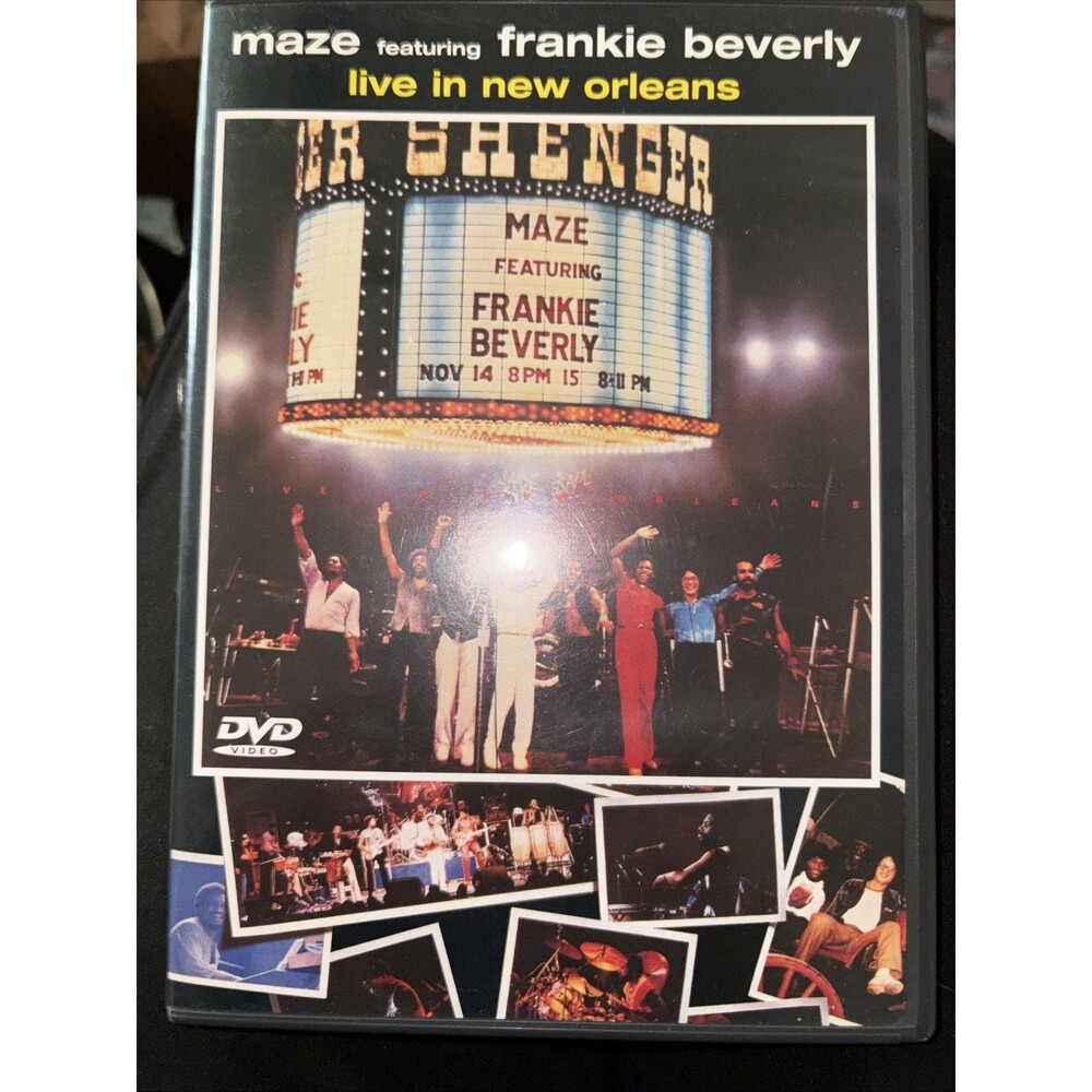Maze Featuring Frankie Beverly Live In New Orleans (DVD, 2001) RARE